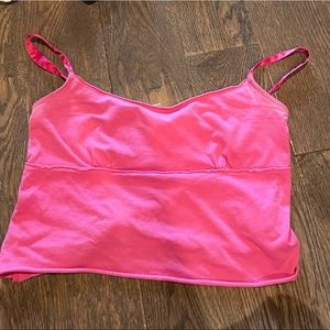 Pink tank top
